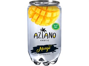 Aziano Mango sparkling drink газированный напиток со вкусом манго 350 мл 6925374509706