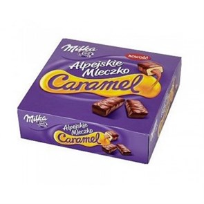 Milka Alpejskie Mleczko Caramel шоколадные конфеты 330г