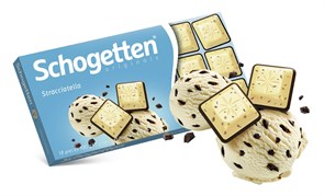 Schogetten Stracciatella шоколадная плитка со вкусом мороженого 100 гр