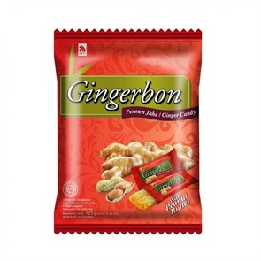 Gingerbon конфеты имбирные с арахисовой пастой 125 гр