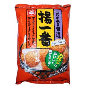 Age Ichiban печенье рисовое с медом и соевым соусом 138 гр