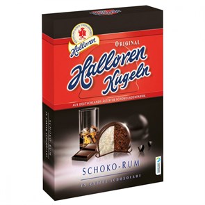 Halloren Schoko-Rum шарики с ромом 125 гр