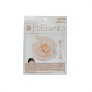 SunSmile PureSmile White Rose Essense Mask Тканевая маска для лица с белой розой 23 мл