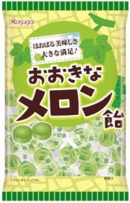 Kasugai Melon Candy карамель со вкусом дыни 126 гр