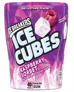 Ice Breakers Ice Cubes Raspberry Sorbet жвачка 23 гр.