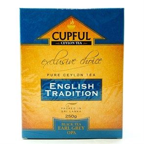 CUPFUL чай черный эрл грей крупный лист 100 гр