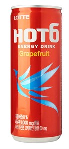 Hot6ix Energy Drink Grapefruit энерг. напиток 250 мл