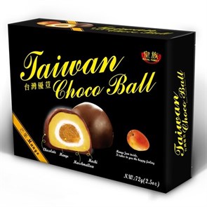 Choсo Ball Mochi Mango моти манго покрытые шоколадом 72 гр.