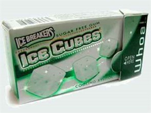 Ice Breakers Ice Cubes жев.резинка с перечной мятой 12 кубиков