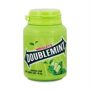 Doublemint gum жев. резинка мятная в банке 58 гр.