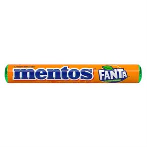 Mentos Fanta конфеты жев апельсин 29,7 гр