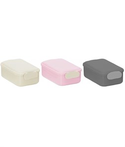 MARUMO TAKAGI Ланч бокс (цвет в ассортименте: розовый,белый,серый) 155 x 90 x 50 мм