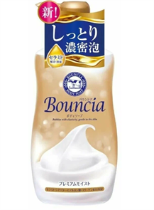 Cow Brand Bouncia Premium Moist Мыло жидкое для тела с цветочным ароматом 460мл