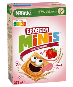 Nestle Cini Minis сухой завтрак клубника 375 гр