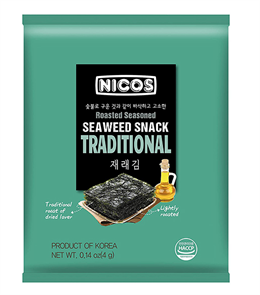 {{photo.Alt || photo.Description || 'Nicos Seaweed snack Traditional Капуста морская сушёная традиционная 4г'}}