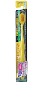 Create Dental Prestige Зубная щетка с широкой чистящей головкой и супертонкими щетинками средней жес