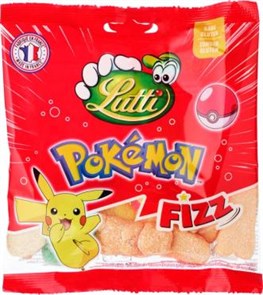 Lutti Pokemon Fizz мармелад жевательный 100 гр