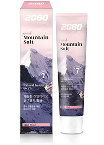 Aekyung DC 2080 Pure Mountain Salt Pink Mild Mint зубная паста гималайская соль розовая 120 гр