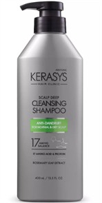 Aekyung Kerasys Shampoo шампунь для лечения кожи головы освежающий 400 мл