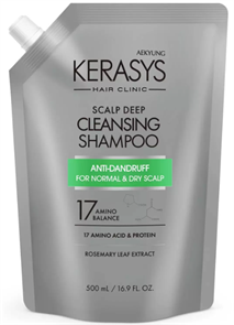 Aekyung Kerasys шампунь мужской для лечения кожи головы запасной блок 500 гр