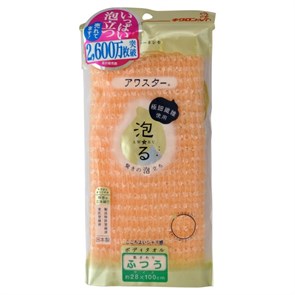 {{photo.Alt || photo.Description || 'AWASTAR NYLON BODY WASH CLOTH MEDIUM Мочалка массажная средней жесткости (оранжевая)'}}