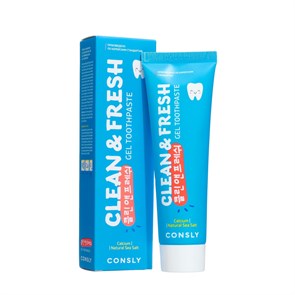 Consly Clean & Fresh Зубная паста с кальцием и натуральной морской солью 105г