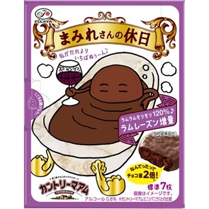 Country Ma'am печенье фудзи мамирэ-сан по уши в шоколаде воскресное удовольствие + ром / изюм 70 гр