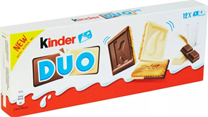 Ferrero Kinder Duo Печенье 150гр