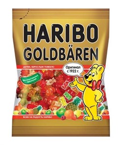 Haribo Goldbaren мармелад золотые мишки 100 гр