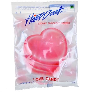 Hartbeat Jumbo Love Candy Lychee Конфета карамельная со вкусом личи 150г