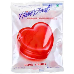 Hartbeat Jumbo Love Candy Strawberry Конфета карамельная со вкусом клубники 150г