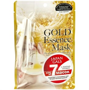 Japan Gals маска с «золотым» составом 7 шт