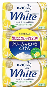 Kao Biore Крем-мыло для тела с ароматом свежих цитрусов 3х130гр