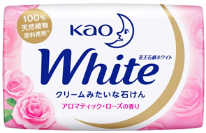 KAO WHITE Aromatic Rose Мыло туалетное аромат розы 85