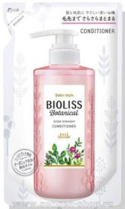 KOSE Bioliss Botanical Sleek Straight Кондиционер для волос мягкая упаковка 340 мл