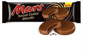 Mars Secret Centre Biscuits печенье 132 гр
