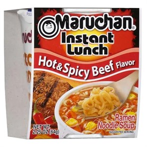 Maruchan Instant Lunch лапша говядина 64 гр