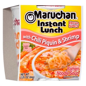 Maruchan Instant Lunch лапша со вкусом креветки 64 гр