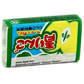 Marukawa жевательная резинка "Зеленое яблоко" 5.5 гр