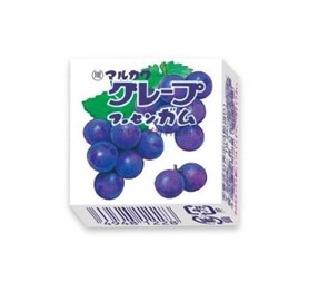 MARUKAWA Жевательная резинка Мраморная Виноград (6 шариков)