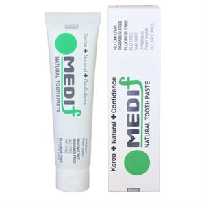 Medif toothpaste Зубная паста с частицами серебра, древесным углем и растительными экстрактами 130г