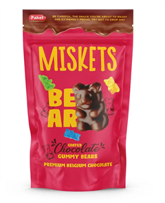 Miskets Мишки мармеладные в молочном бельгийском шоколаде 120 г