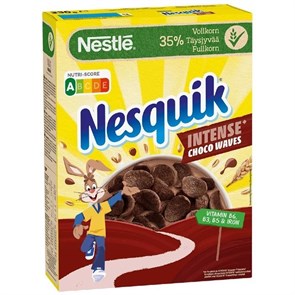 Nestle Nesquik Choco Waves сухой завтрак 330 гр