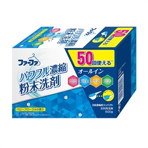 NS FAFA JAPAN Triple Concentrated Powder Detergent Стиральный порошок с ароматом цветов 500г