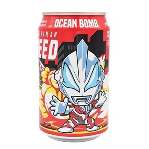 Ocean Bomb лимонад супермен персик йогурт 330 мл