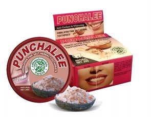 Punchalee Растительная зубная паста с гималайской розовой солью 25г