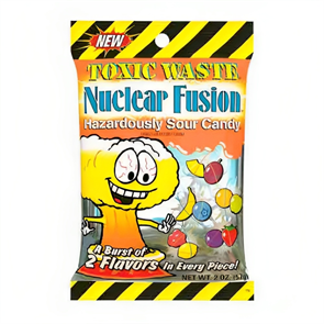 Toxic Waste Nuclear Fusion Hazardously Sour Candy леденцы 57 гр