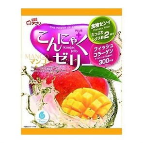 Yukiguni конняку желе с натуральным соком манго + коллаген 96 гр