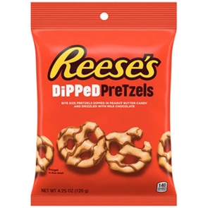 Reese's Dipped Pretzels крендельки с арахис. пастой и мол. шоколадом 120 гр.