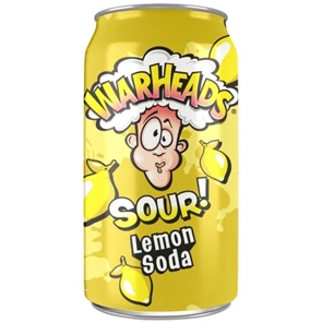 WarHeads Sour Lemon Soda газированный напиток 355 мл.